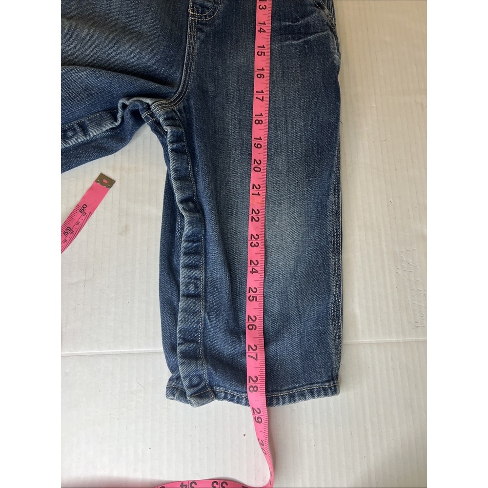 Oshkosh Toddler Boys or Girls Blue Denim Bib Overalls (Size 24 Months) - Picture 12 of 13